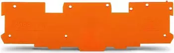Wago Abschluss- und Zwischenplatte 1,1 mm dick orange (769-312)