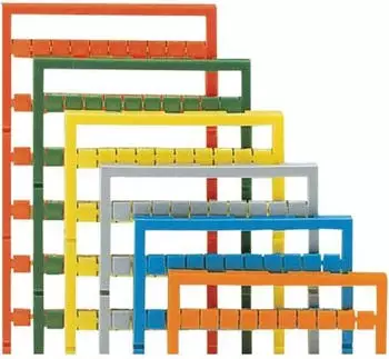 Wago Mini-WSB-Beschriftungskarte als Karte bedruckt 1, , 1, , 1, , 1, , 1, (10x) nicht dehnbar Aufdruck waagerecht aufrastbar orange (264-903/000-012)