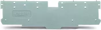 Wago Abschluss- und Zwischenplatte 1,1 mm dick grau (769-301)