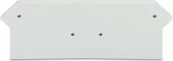 Wago Abschluss- und Zwischenplatte 2,5 mm dick lichtgrau (280-364)