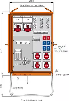 Walther Verteilerschrank (DEM100-V1)