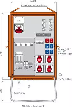 Walther Verteilerschrank (DEM80-V2)