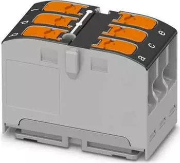 Phoenix Contact PTVFIX 6X2,5 BK - Verteilerblock (1019569)