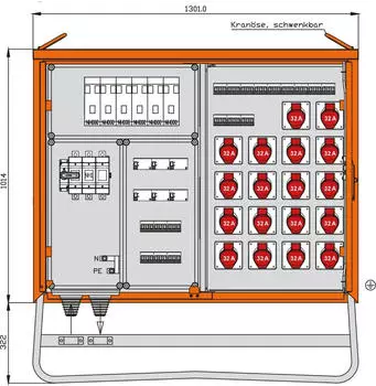 Walther Verteilerschrank (WV0578CR1)
