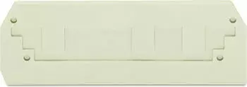 Wago Abschluss- und Zwischenplatte 2,5 mm dick lichtgrau (282-341)