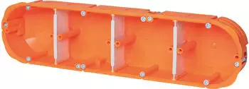 f-tronic HW Gerätedose massiv 4-fach (7350155)