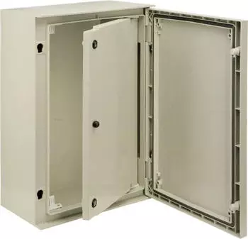 Schneider Electric Umkehrbare Innent&uuml;r, Polyester, 2 Schl&ouml;sser, Raster f&uuml;r PLM3025 (NSYPA3025PLMG)