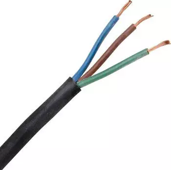 Kopp Gummileitung H 07 RN-F 3G, 1.5 mm², 5 m, schwarz (152705006)