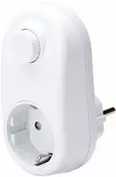 Kopp 470172081, Kopp 470172081 Schutzkontakt-Zwischenstecker, Dimmfunktion, erh&ouml;hter