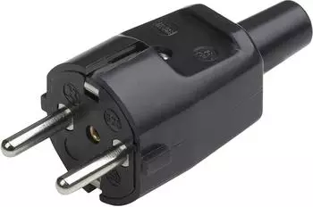 Meister PVC-Stecker schwarz (7421320)