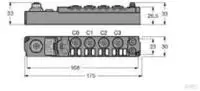 Turck SDPB-40A-0004 6824050 Sensor/Aktorbox aktiv 1St.