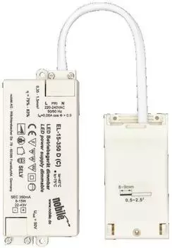 Nobil&eacute; LED-Betriebsger&auml;t LB21 EL-15-350 D (C) 350mA, Phasenabschnitt dimmbar (8990153500)