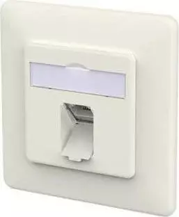 Metz Connect E-DAT C6A IDC 1 Port UP reinwei&szlig; (130D371002-I)