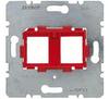 Berker 454101 Tragplatte mit Roter Aufnahme 2-fach für Modular...