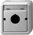 Gira Gehäuse mit Beschriftungsfeld zur Aufnahme von Drucktastern (027130)