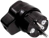 Kalthoff 919171 Schutzkontakt-Winkelstecker Gummi 250V Schwarz IP44