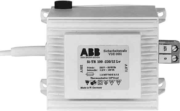 ABB Sicherheits-Trafo Si-TR100-230/12Lv