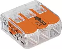 Wago - 221-413-1 221 Verbindungsklemme Flexibel: 0.14-4 Mm2 Starr: 0.2-4 Mm2 Polzahl:
