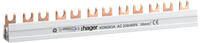 Hager KDN263A, Hager KDN263A Phasenschiene 2-polig Gabel 10mm&sup2; 63A 12M
