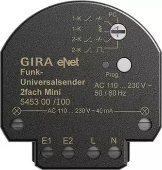 Gira Funk-Universalsender Mini 2-fach (545300)