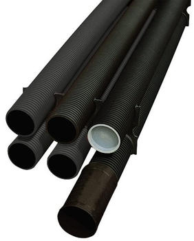 Fr&auml;nkische FF-Kabuflex S DN120 schwarz 3m