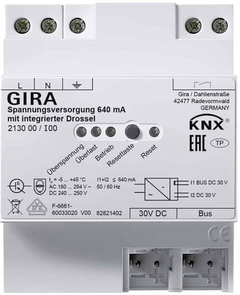 Gira KNX Spannungsversorgung 640 mA (213000)