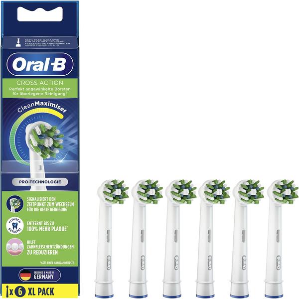 Oral-B Cross Action CleanMaximiser Ersatzbürsten (6 Stk.)