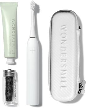 Wondersmile Pro Sonic Toothbrush Travel Care Bundle All White