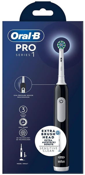 Oral-B Pro Series 1 Extra Brush Head black