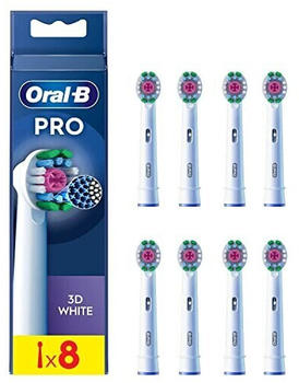 Oral-B Pro 3D White Replacement Toothbrush (8 pcs)