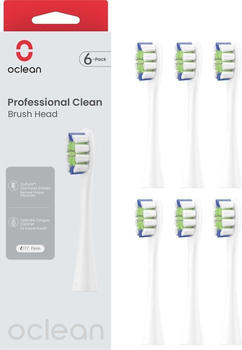 Oclean Professional Clean Brush Head weiß (6 Stk.)
