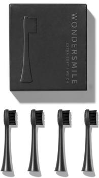 Wondersmile B&uuml;rstenk&ouml;pfe Weich Ultimate Black (4 Stk.)