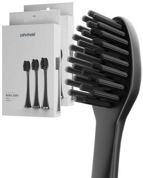 Zahnheld Basic Soft Bürstenkopf schwarz (6 Stk.)