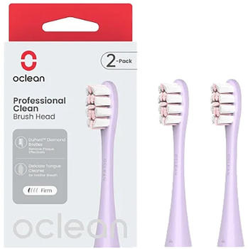 Oclean Professional Clean Brush Head lila (2 Stk.)
