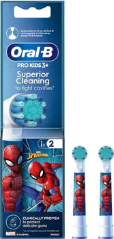 Oral-B Pro Kids 3+ Replacement Toothbrush Spiderman (2 pcs)