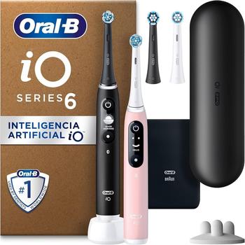 Oral-B iO Series 6 Plus Edition Duo Black Lava/Pink Sand