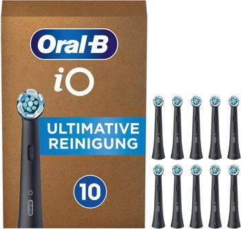 Oral-B iO Ultimative Reinigung Aufsteckb&uuml;rsten schwarz (10 Stk.)