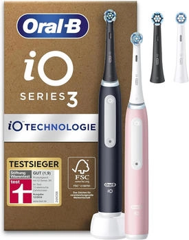 Oral-B iO Series 3 Duo Plus Edition matt black/blush pink