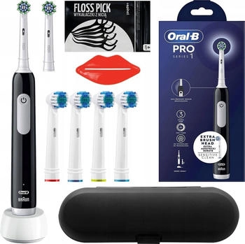Oral-B Pro Series 1 Set black + Aufsteckb&uuml;rsten 4 Stk.