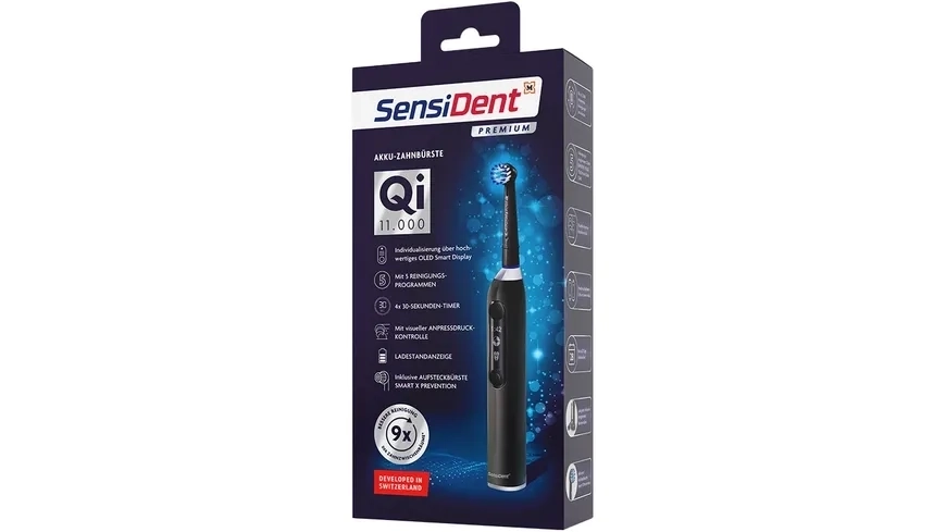 SensiDent Akku-Zahnb&uuml;rste Qi 11.000
