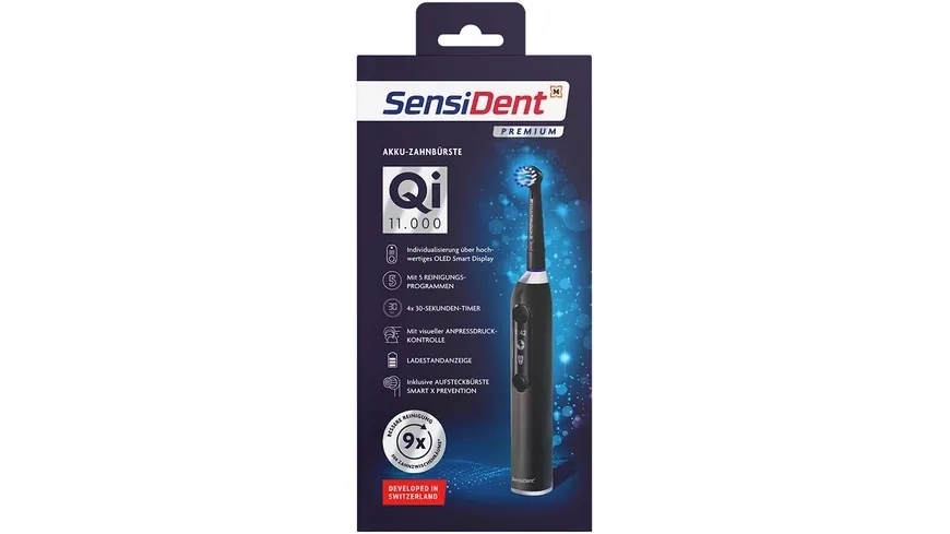 SensiDent Akku-Zahnbürste Qi 11.000
