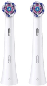 Oral-B iO Strahlendes Weiss Aufsteckbürsten weiß 2 Stk. – Oral-B iO Aufsteckbürsten für gezielte Plaqueentfernung