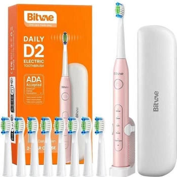 Bitvae Sonic toothbrush set D2 pink