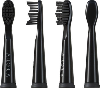 Ailoria Flash Travel Ersatzbürstenköpfe schwarz 12 Stk. – Ailoria Flash Travel Ersatzbürstenköpfe schwarz 12 Stk. für makellose Mundpflege unterwegs