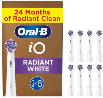 Oral-B iO Strahlendes Weiss Aufsteckbürsten weiß 8 Stk.