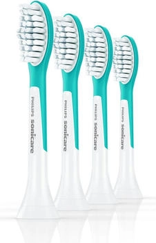 Philips Sonicare For Kids, Original Ersatzbürstenköpfe für Kinder ab 7 Jahren, 4er-Pack, HX6044/90