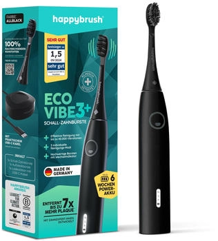 happybrush StarterKit Eco Vibe 3+ all black
