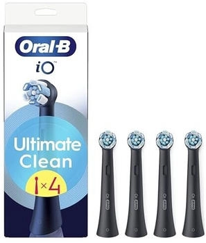 Oral-B Series iO Ultimate Clean Toothbrush Head Pack de 4 black
