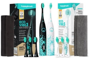 happybrush Vibe 3 Duo black/white