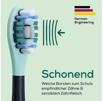 Beurer Premium Protection Plus Bürstenkopf schwarz 4 Stk. – Gründliche Reinigung bei maximaler Schonung